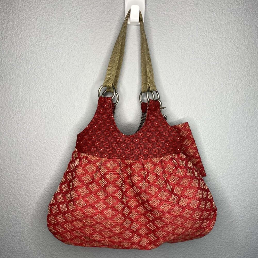Reversible Cloth Satchel Purse